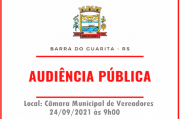 AUDIÊNCIA PÚBLICA